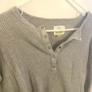 Aerie offline waffle shirt